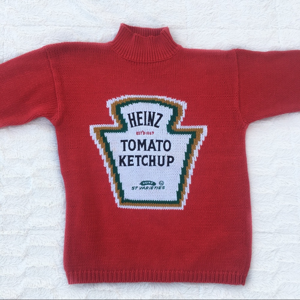 Eagle’s Eye Vintage Heinz Knitted Ketchup Sweater